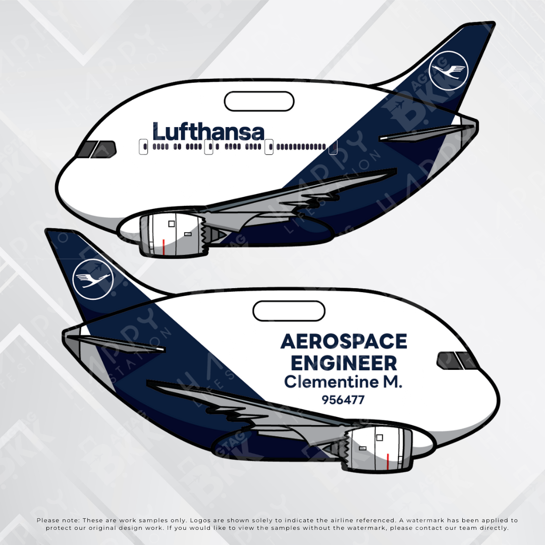 Airplane tag (Boeing 787)