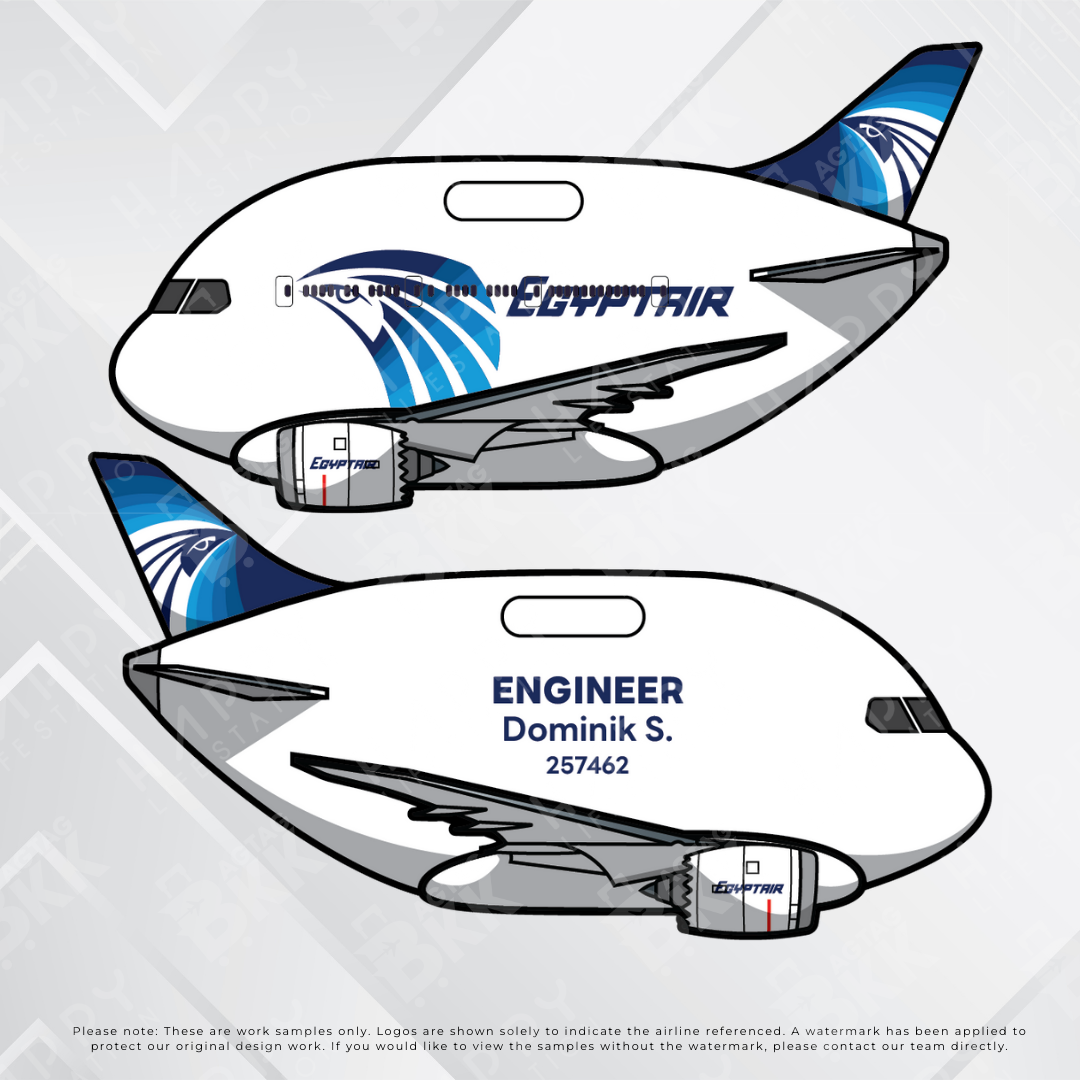 Airplane tag (Boeing 787)