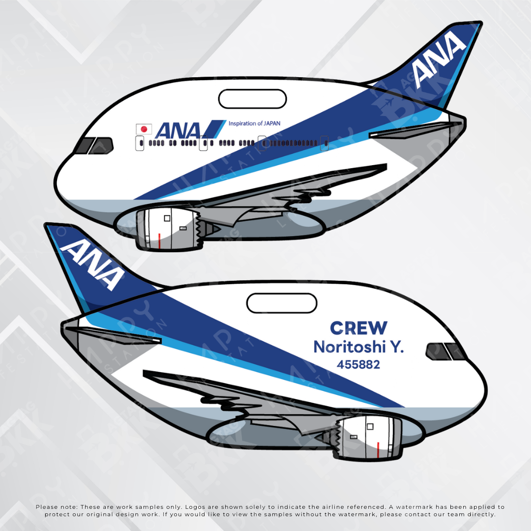 Airplane tag (Boeing 787)