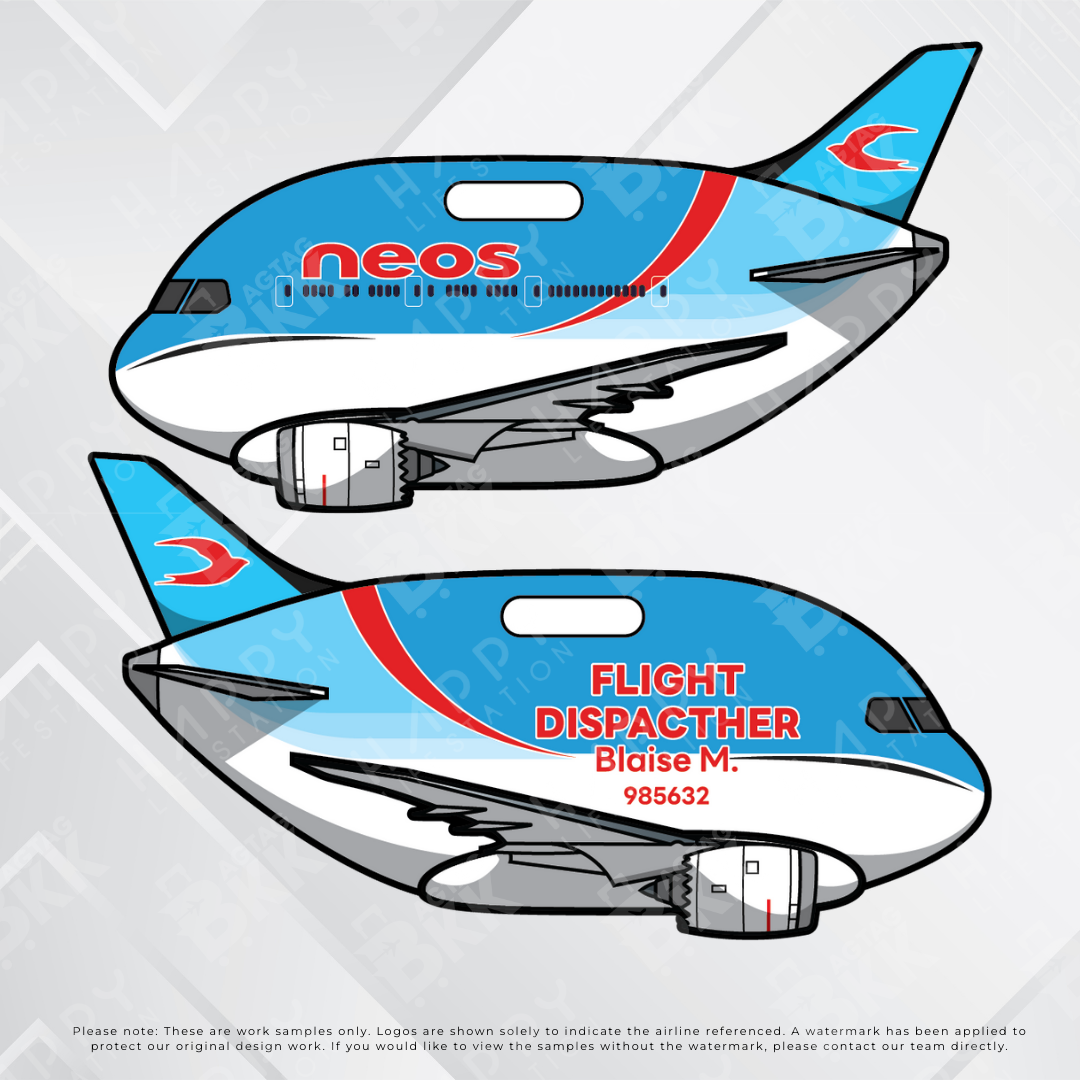 Airplane tag (Boeing 787)