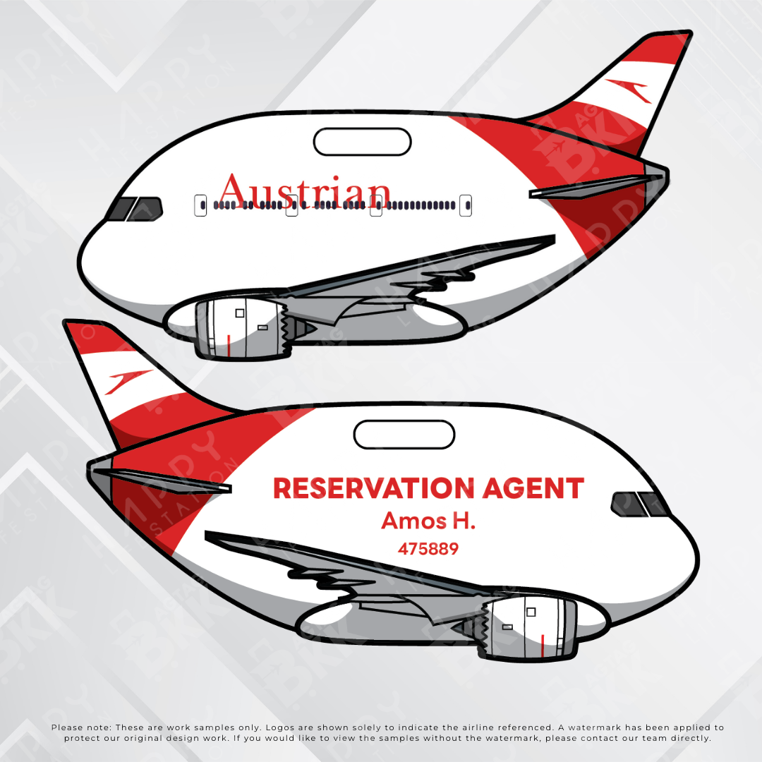 Airplane tag (Boeing 787)