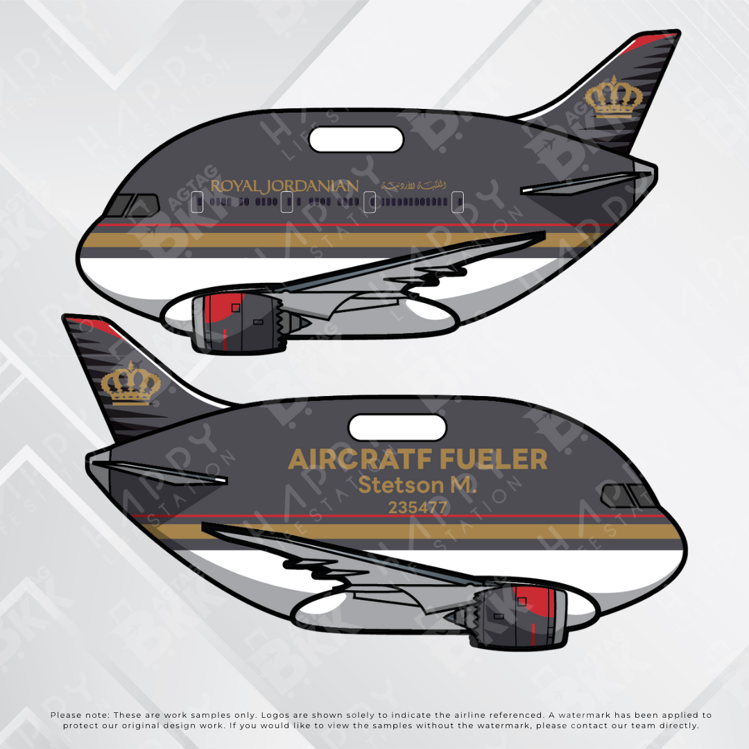 Airplane tag (Boeing 787)