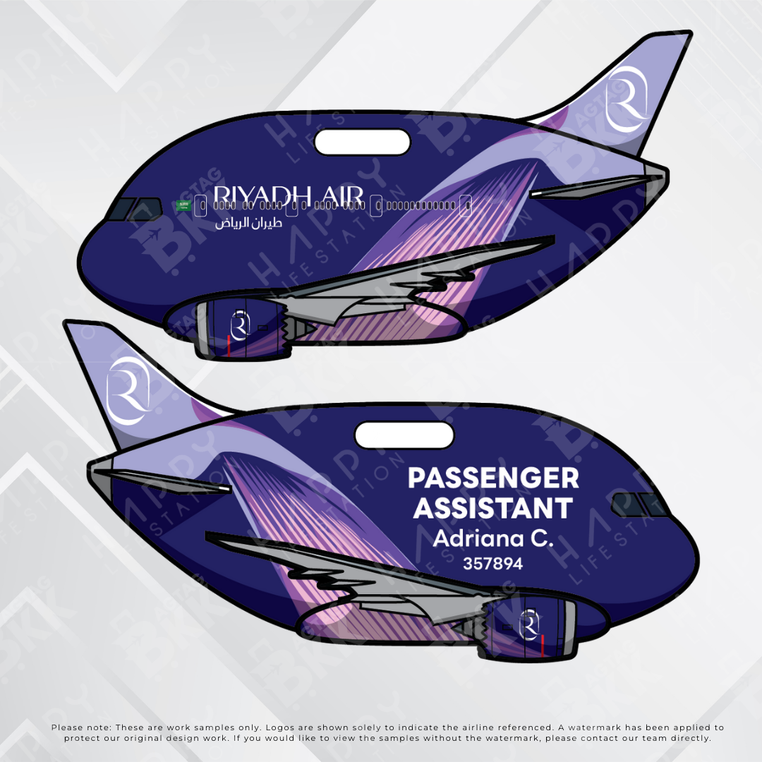 Airplane tag (Boeing 787)