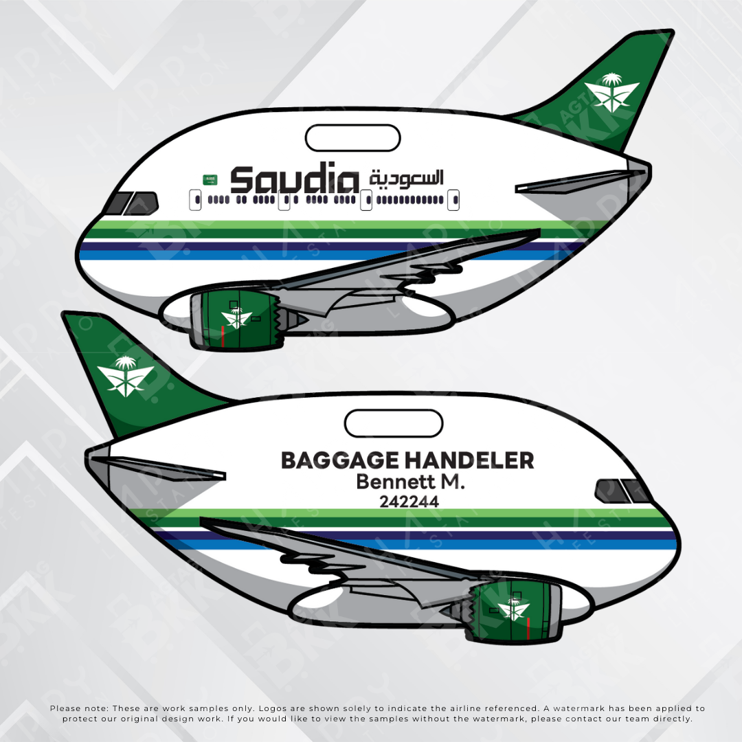 Airplane tag (Boeing 787)