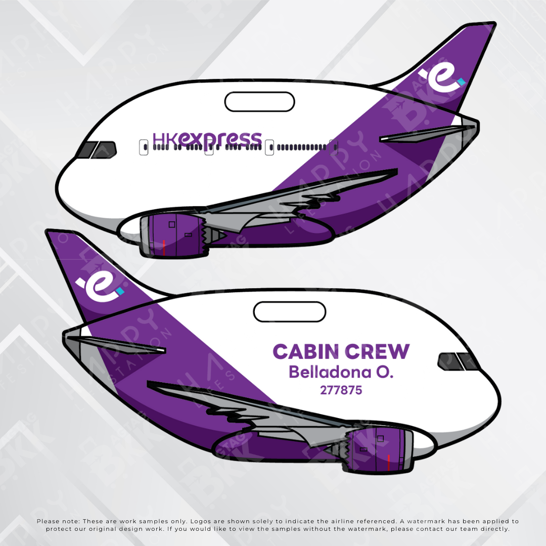 Airplane tag (Boeing 787)