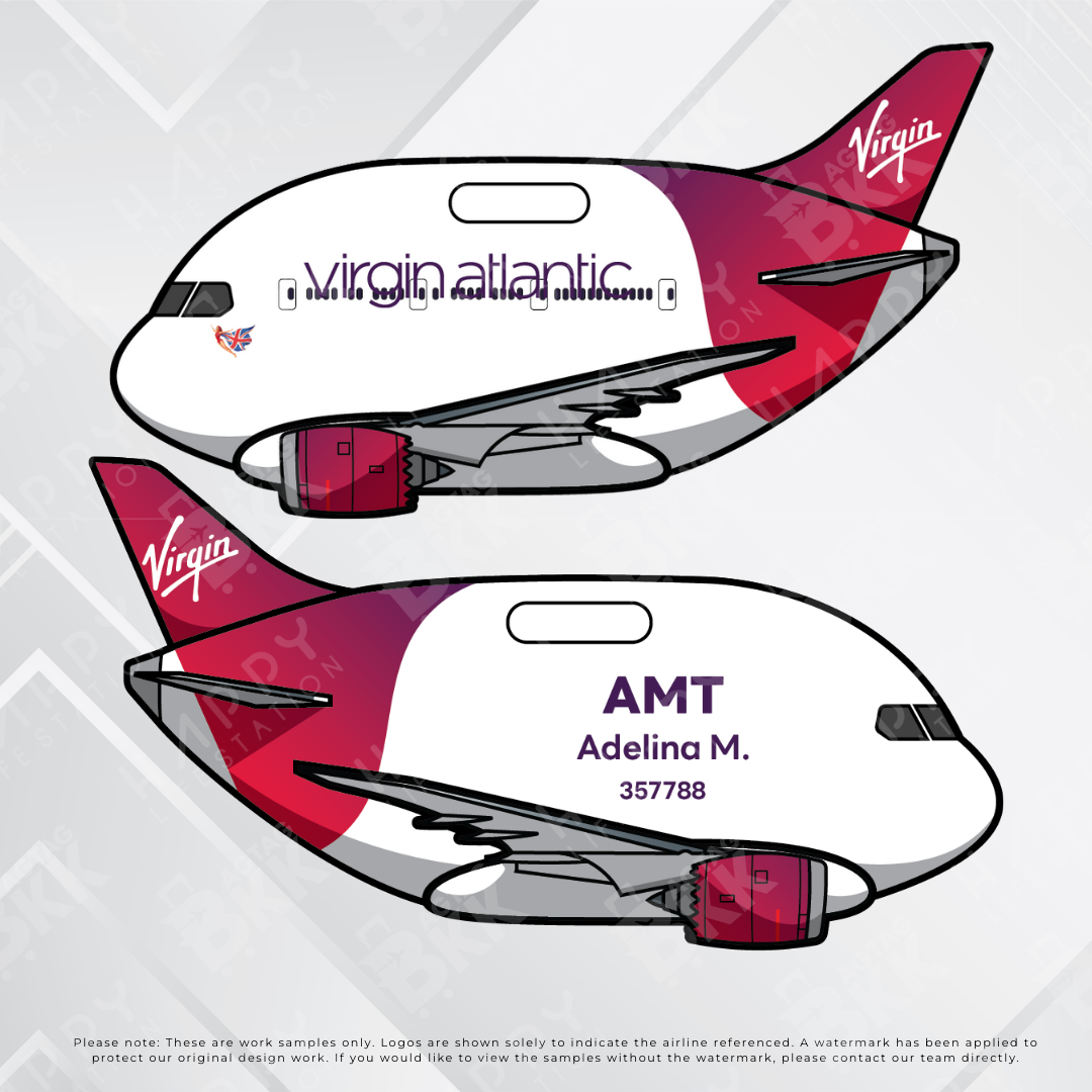 Airplane tag (Boeing 787)