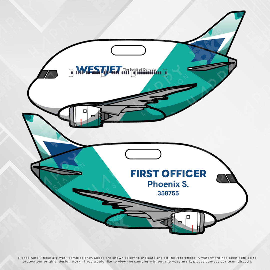 Airplane tag (Boeing 787)