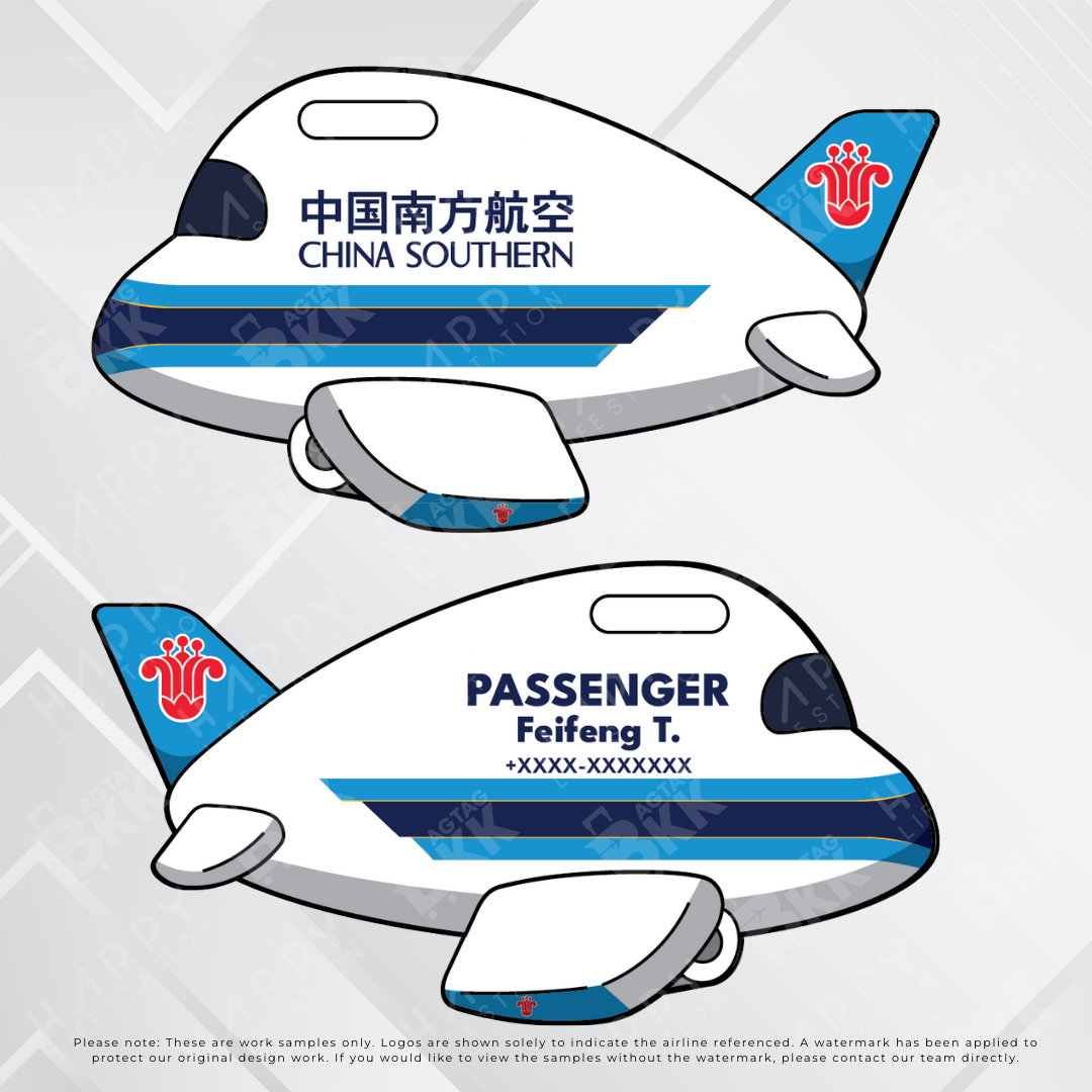 Airplane tag - Hong kong and Mainland China Airliners