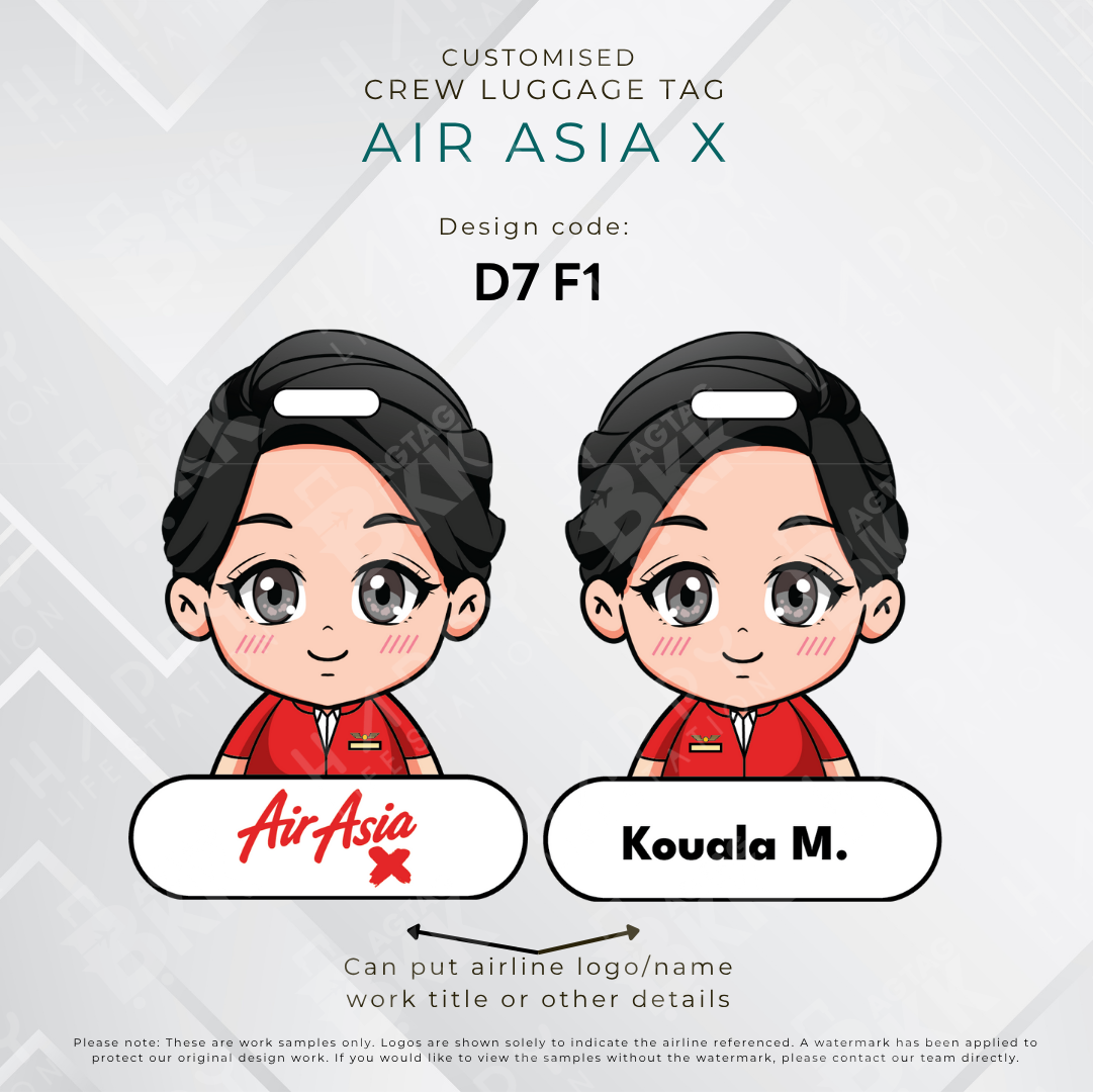 Air Asia X Crew - Anime Version