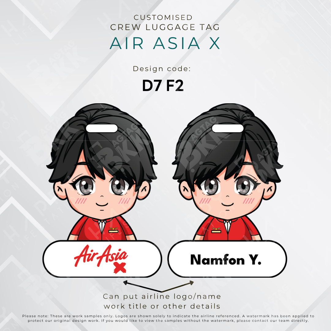 Air Asia X Crew - Anime Version
