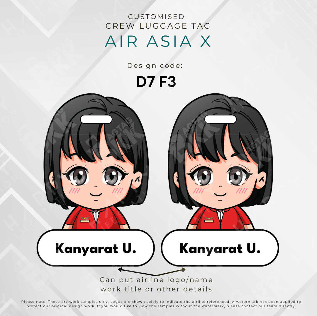 Air Asia X Crew - Anime Version
