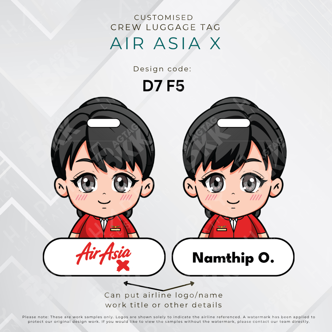 Air Asia X Crew - Anime Version