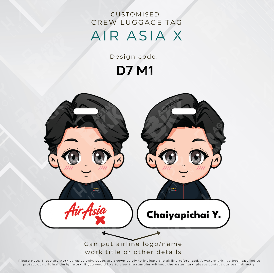 Air Asia X Crew - Anime Version