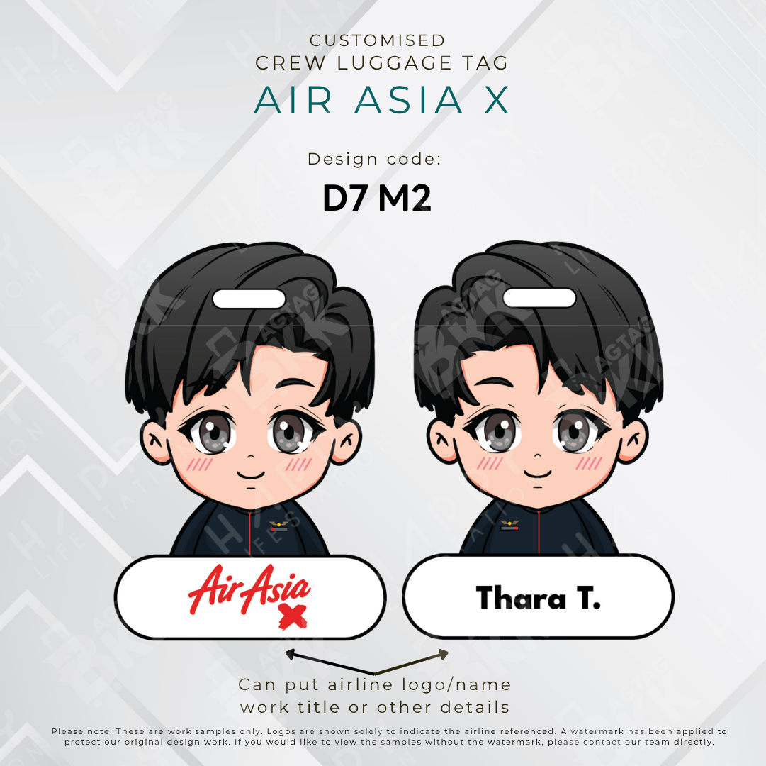 Air Asia X Crew - Anime Version