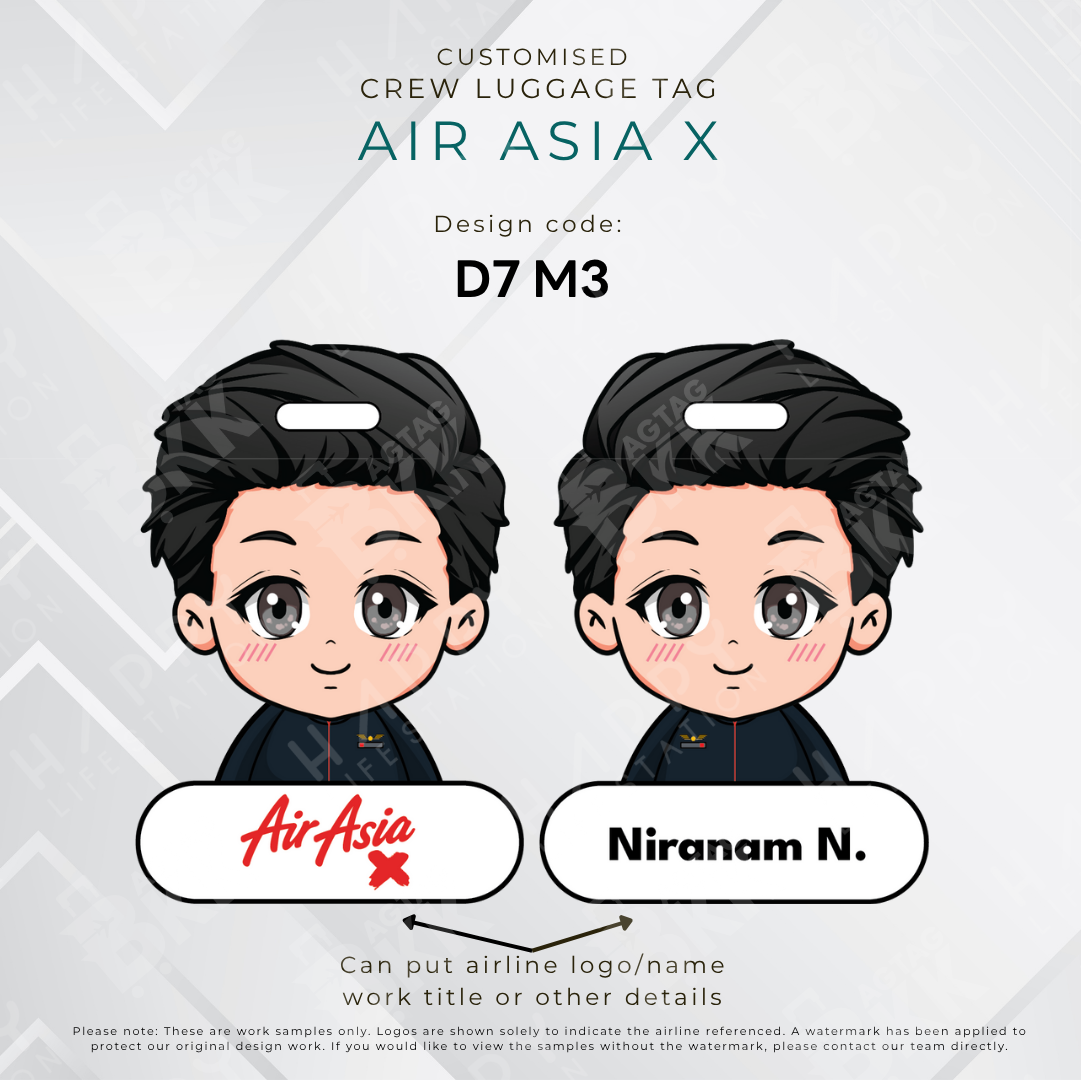 Air Asia X Crew - Anime Version
