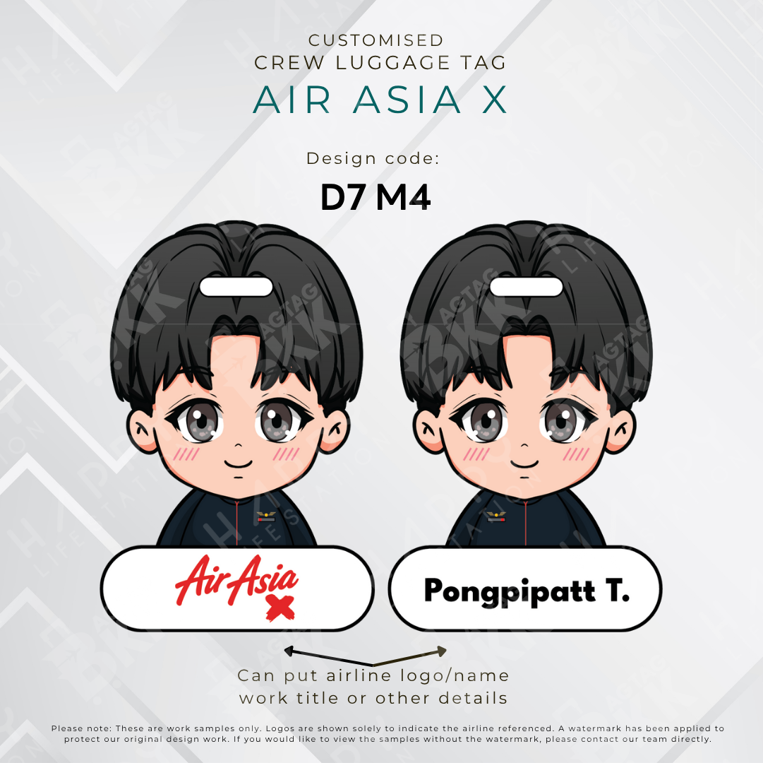 Air Asia X Crew - Anime Version