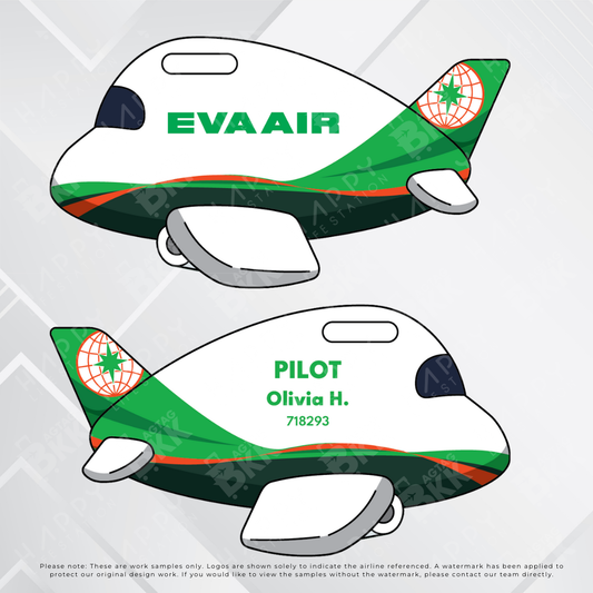 Airplane Tag - Taiwan Airliners