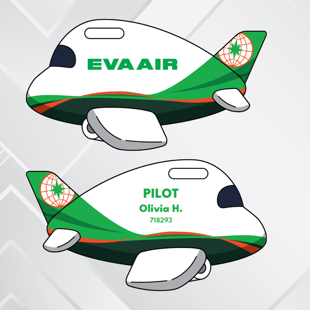 Airplane Tag - Taiwan Airliners
