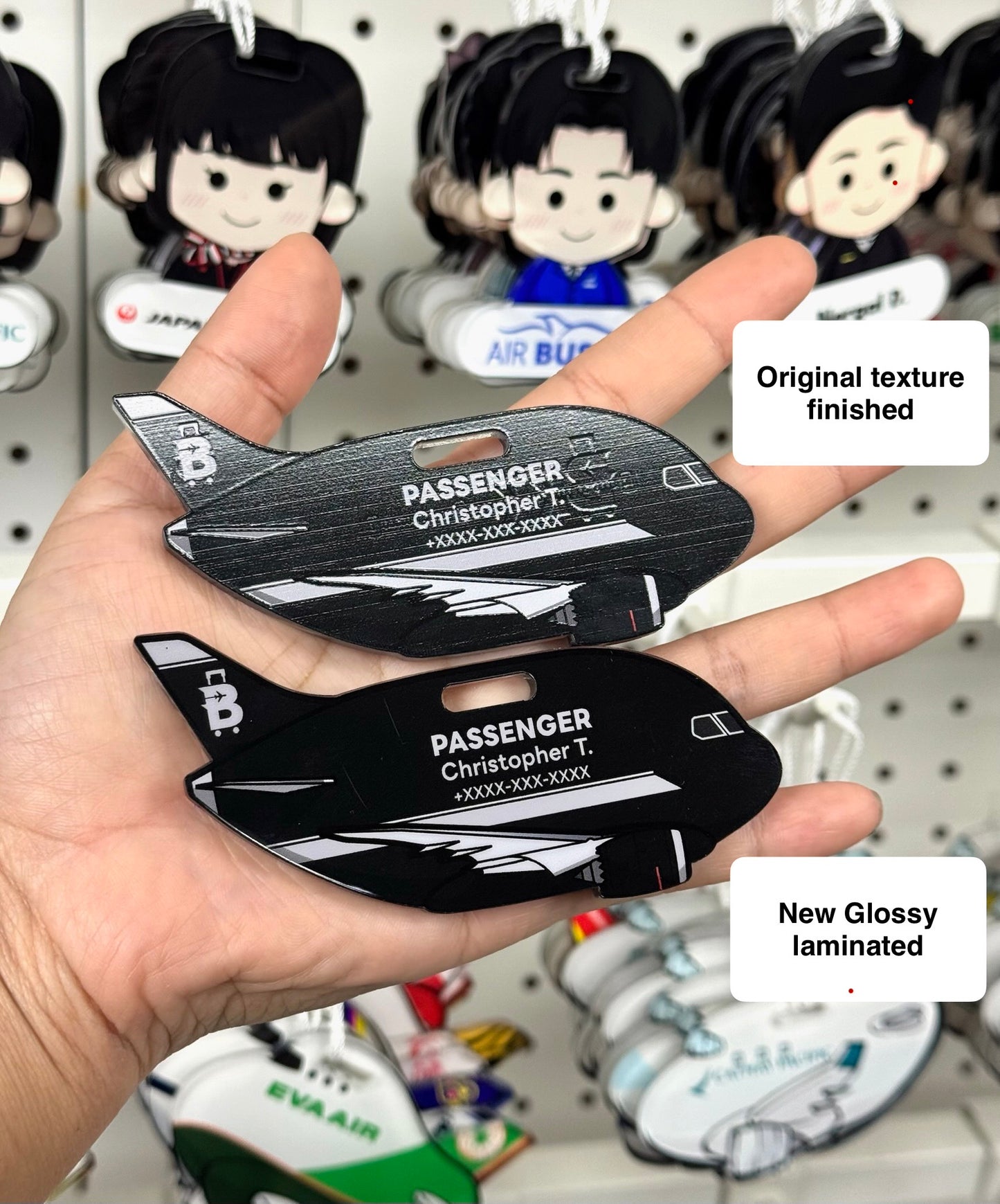 Passengers luggage tag