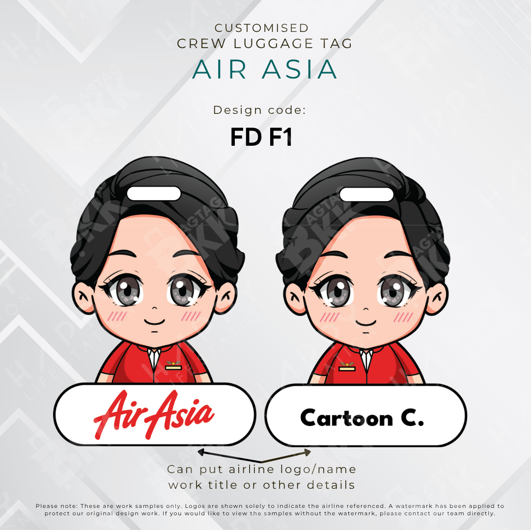 Air Asia Crew - Anime Version