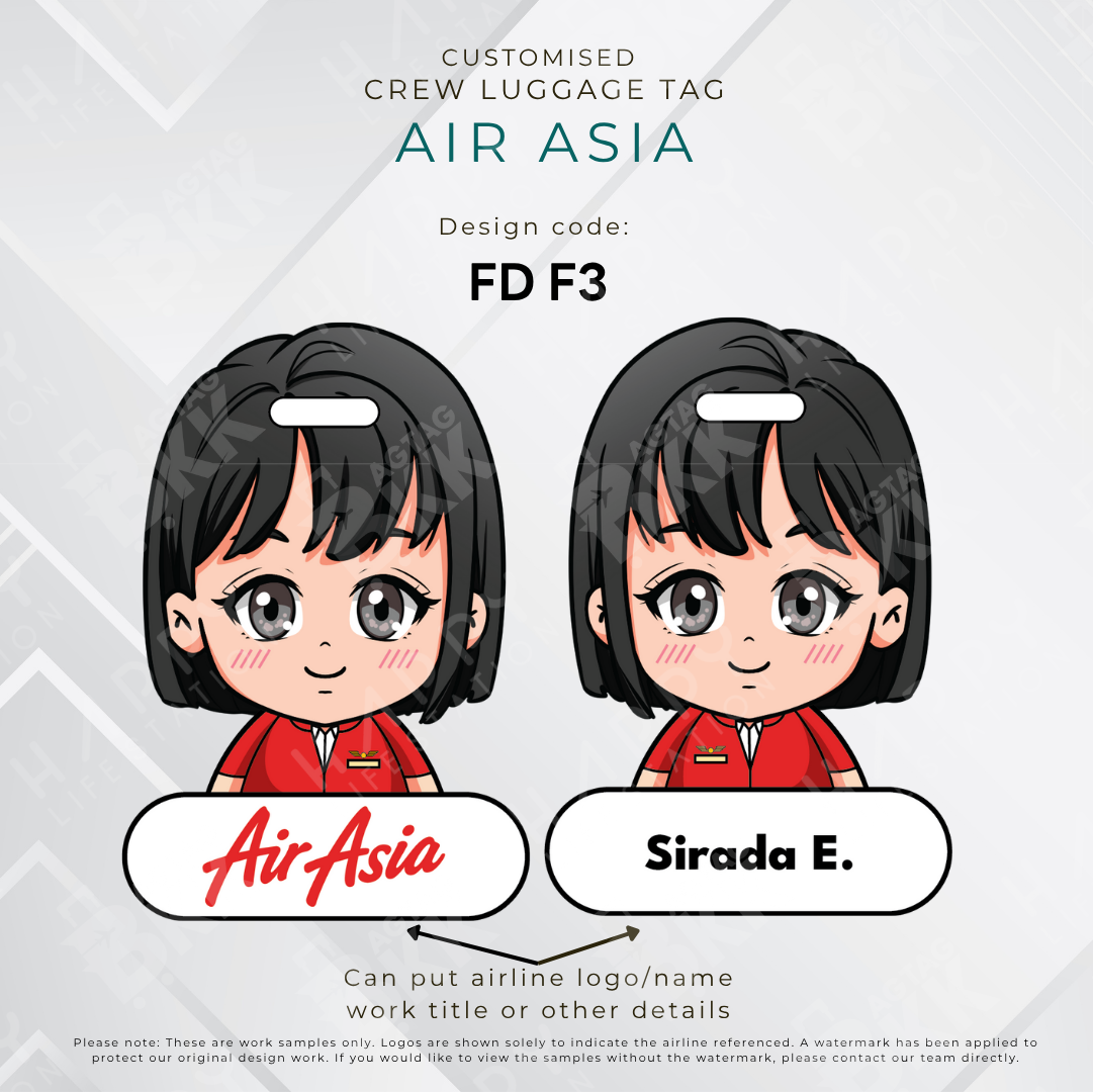 Air Asia Crew - Anime Version