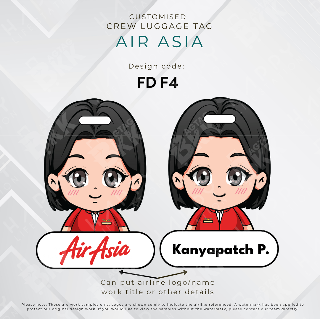 Air Asia Crew - Anime Version