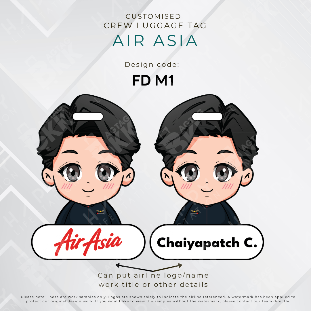 Air Asia Crew - Anime Version