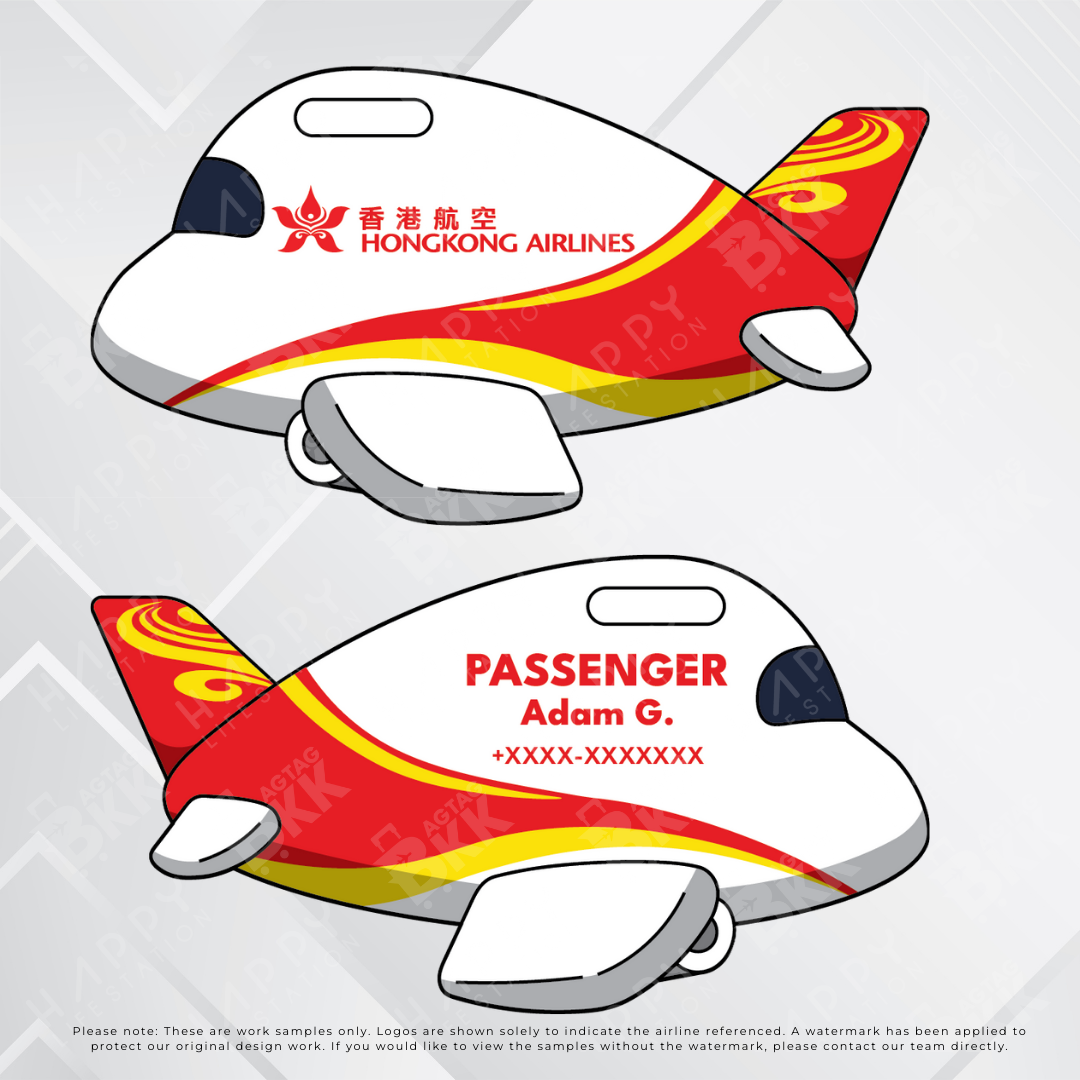 Airplane tag - Hong kong and Mainland China Airliners