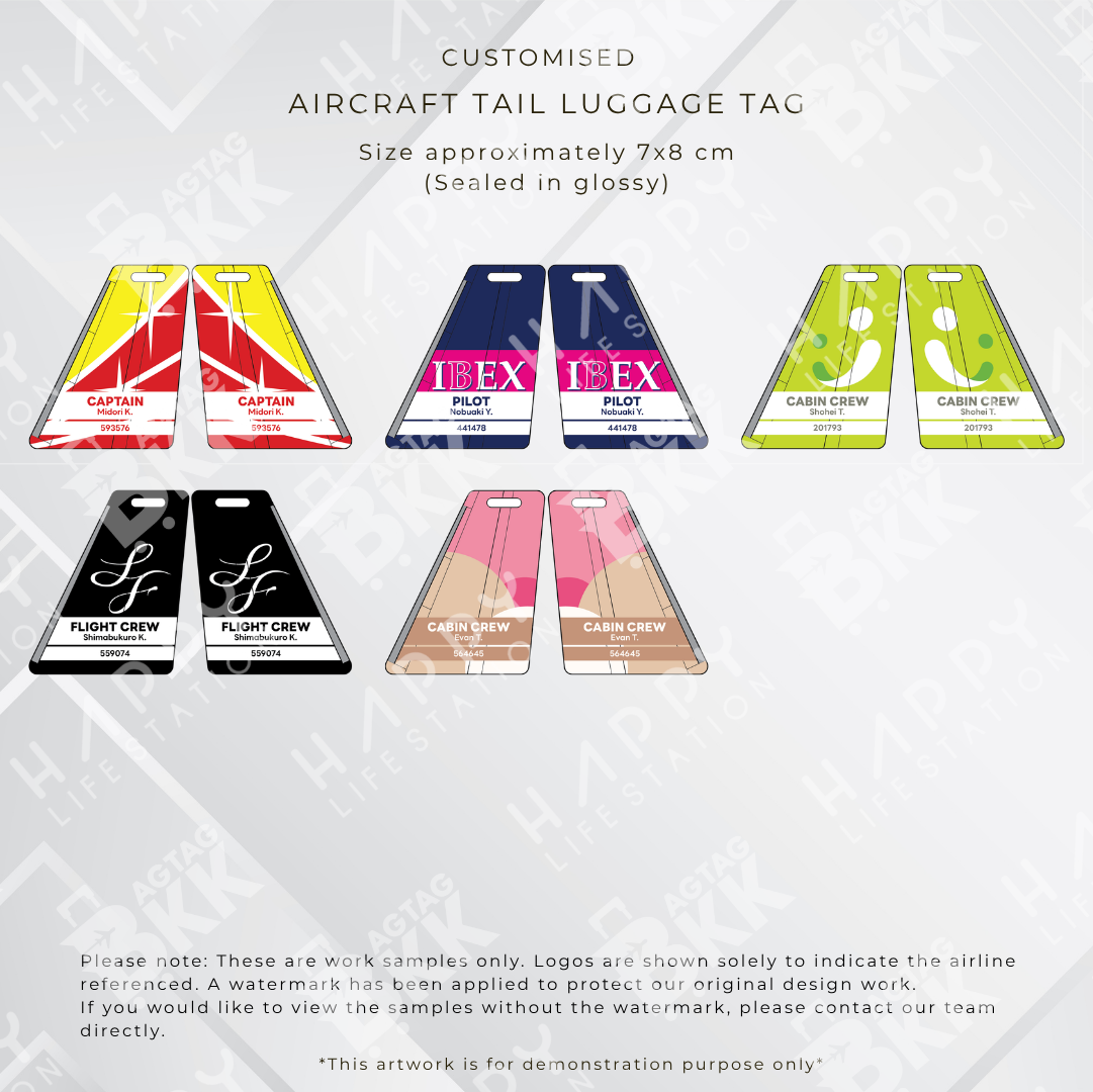 Japan Airline Aircraft Tail Luggage Tags Collection 2 | BAGTAGBKK