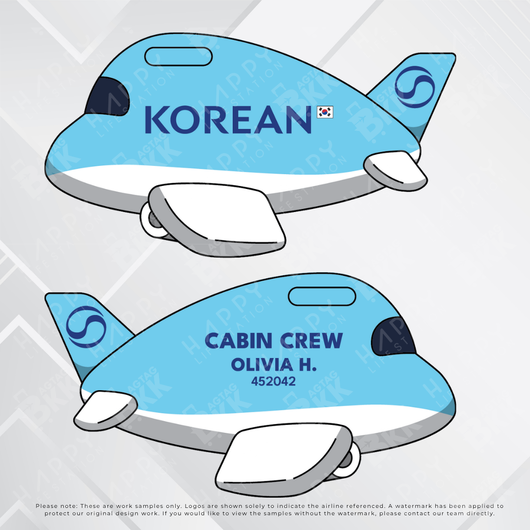 Airplane tag - Korea Airliners