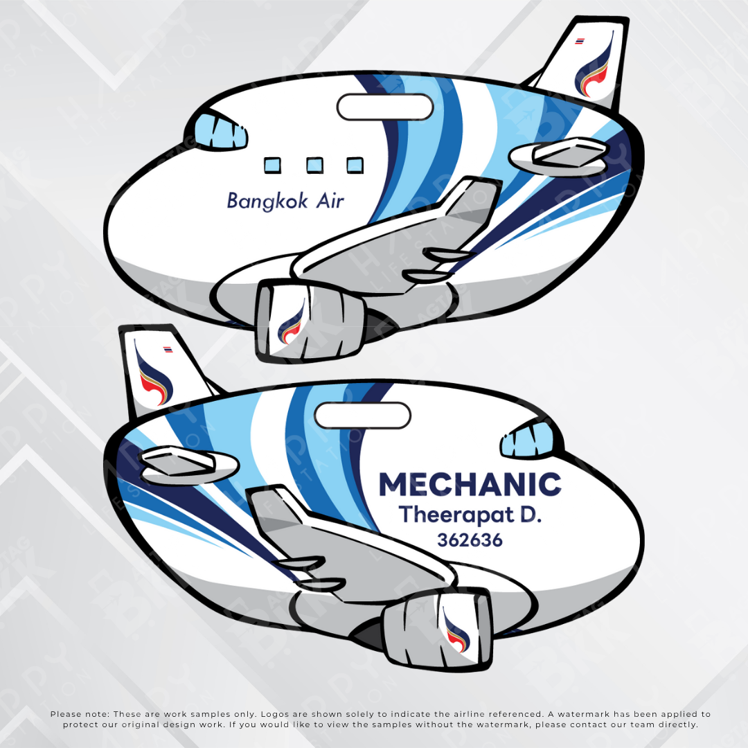 Airplane tag (Peanut edition)