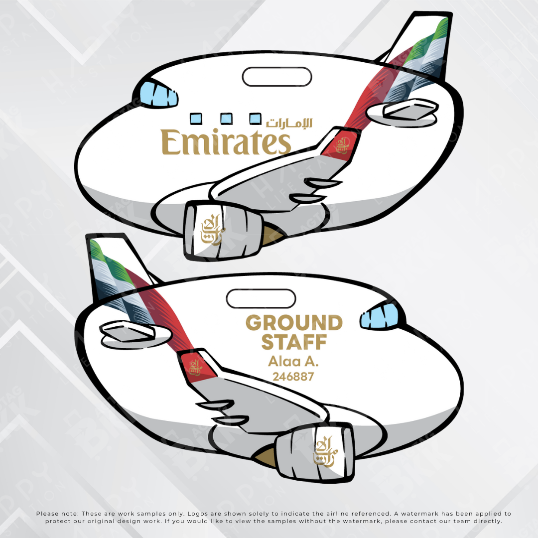 Airplane tag (Peanut edition)