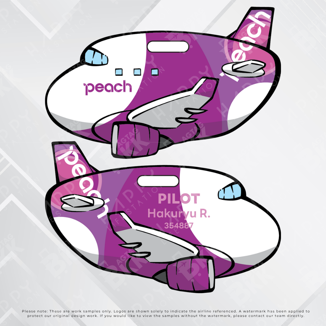 Airplane tag (Peanut edition)