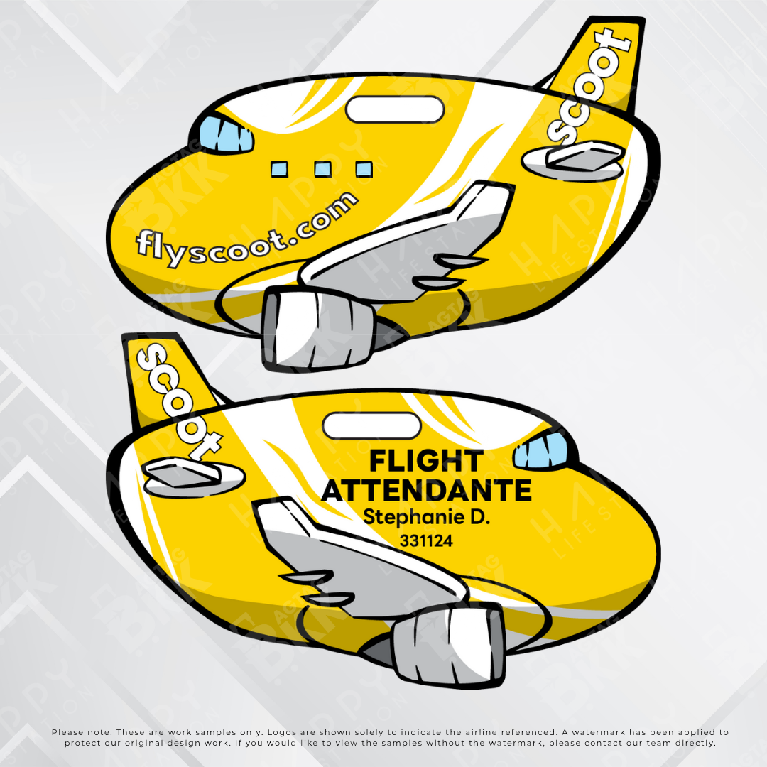 Airplane tag (Peanut edition)
