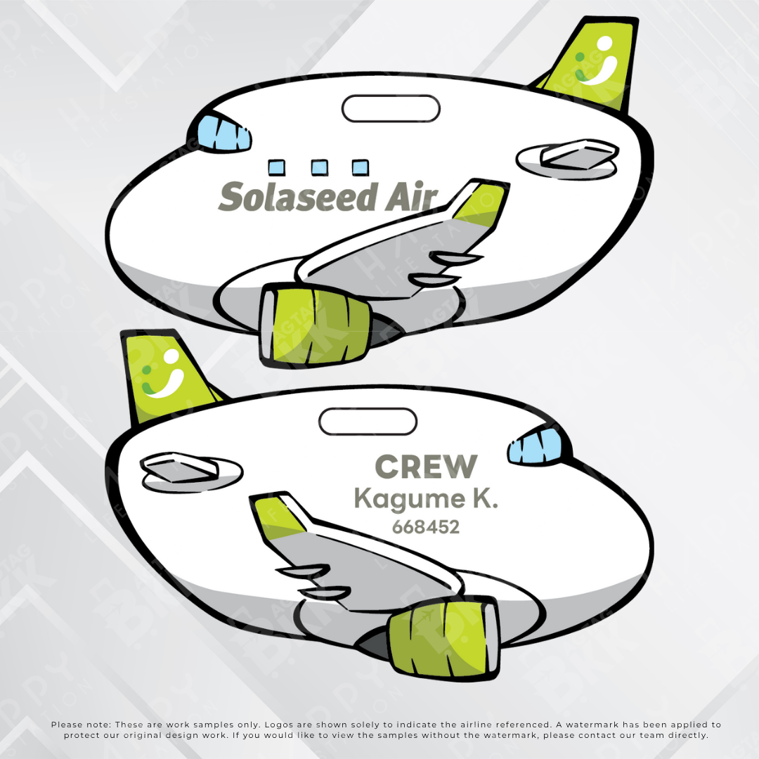 Airplane tag (Peanut edition)