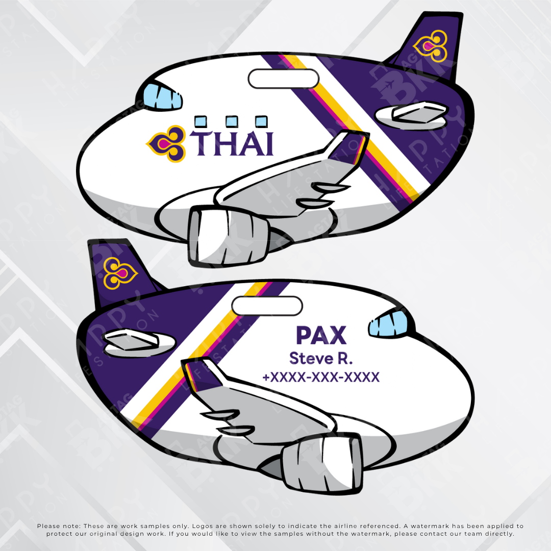 Airplane tag (Peanut edition)
