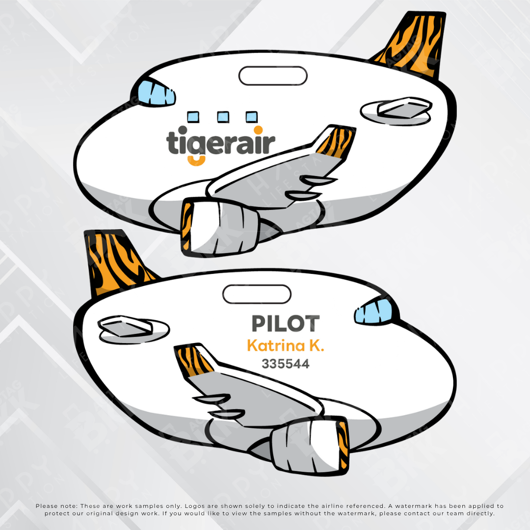 Airplane tag (Peanut edition)