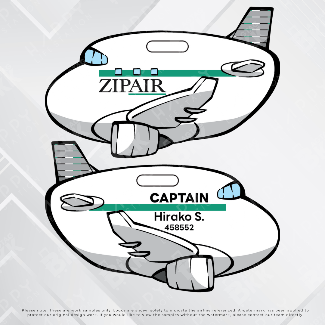Airplane tag (Peanut edition)