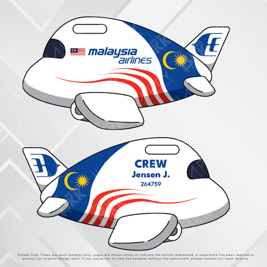 Airplane tag - Malaysia, Singapore