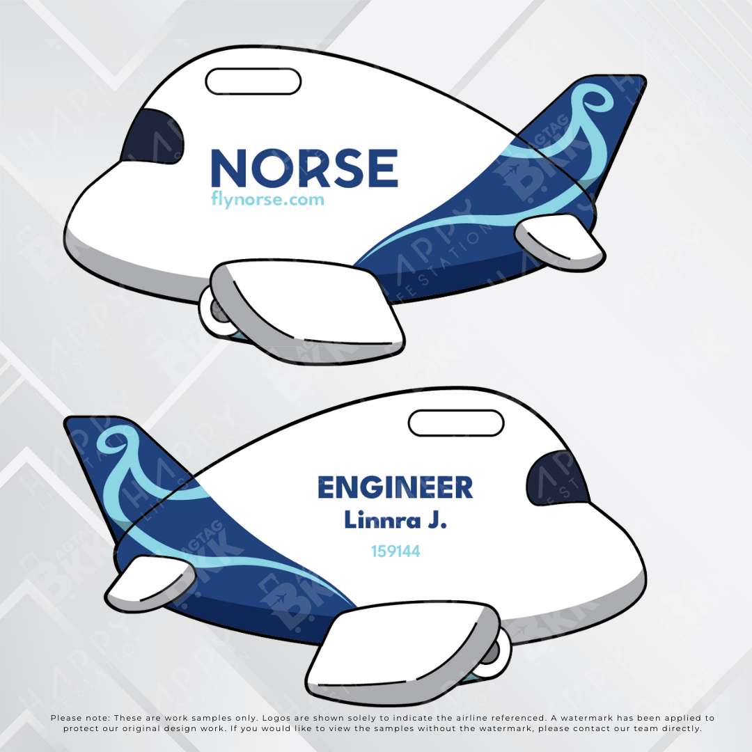 Airplane Tag - Europe Airliners