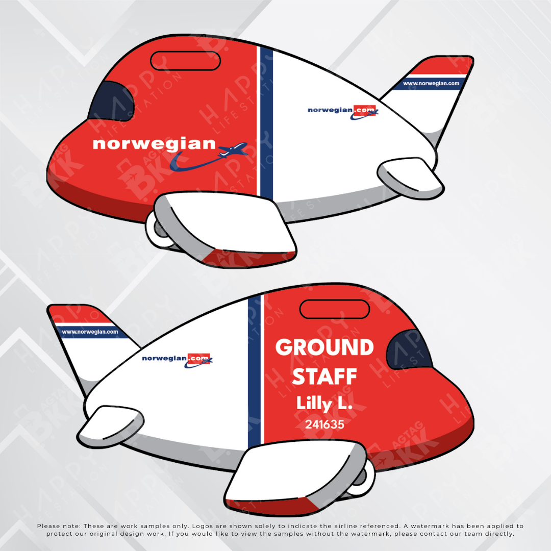 Airplane Tag - Europe Airliners