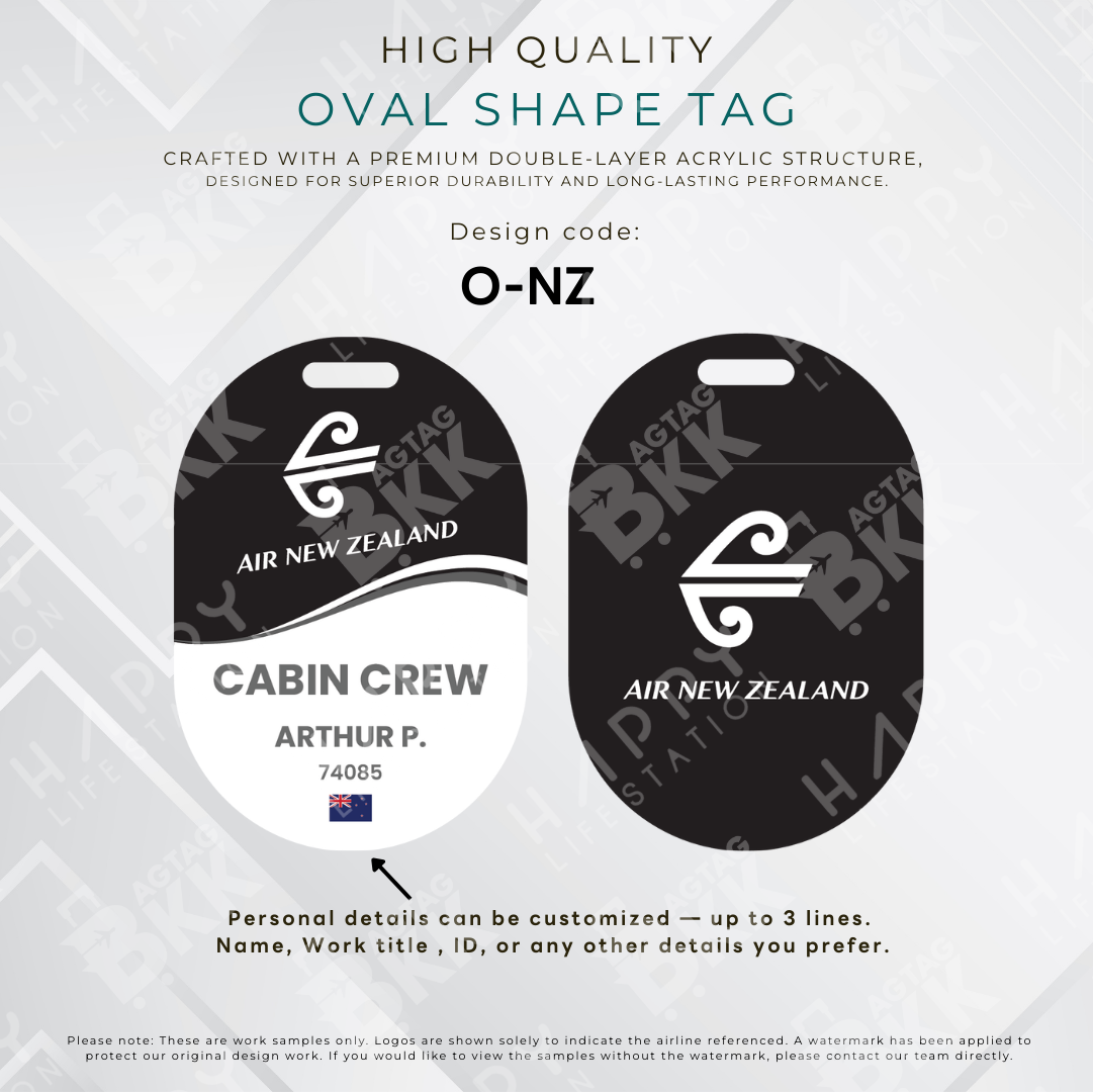 Oval Shape - Australia and New Zealand Airliners