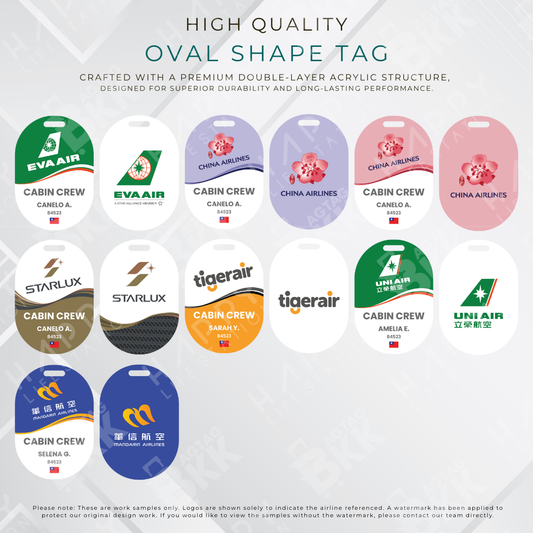 Oval Shape - Taiwan Airliners