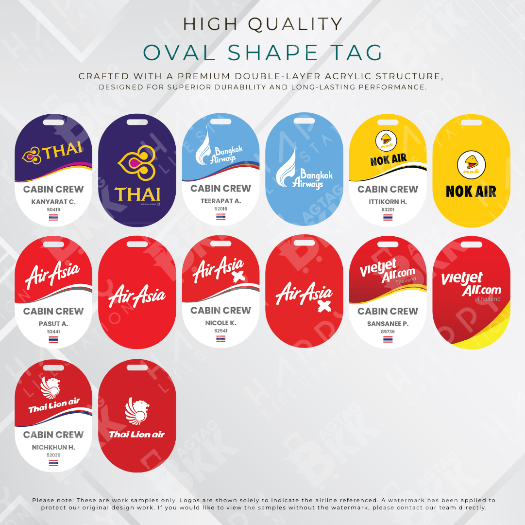 Oval Shape - Thai Airliners