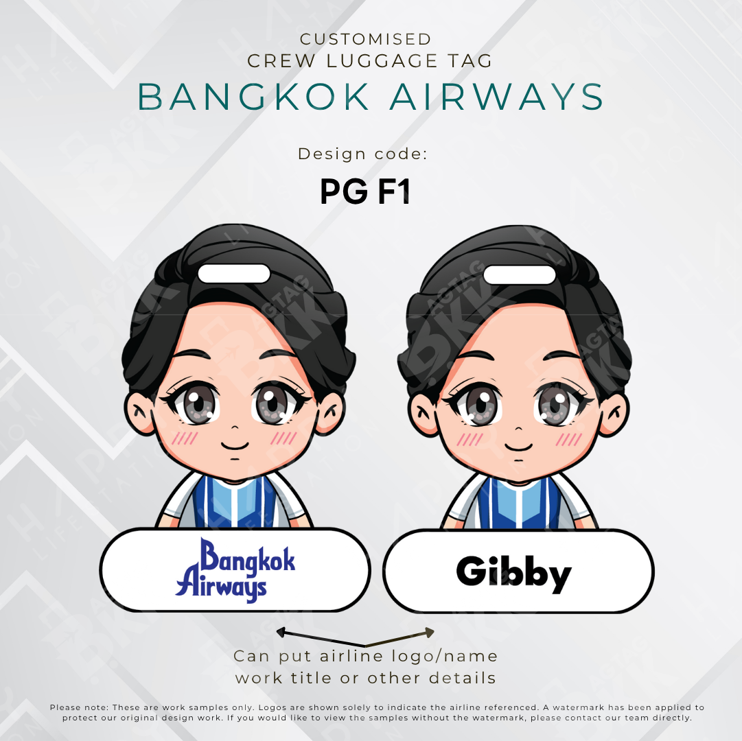 Bangkok Airways Crew - Anime Version