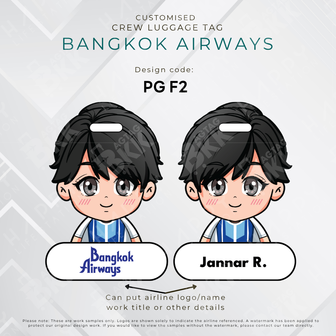 Bangkok Airways Crew - Anime Version