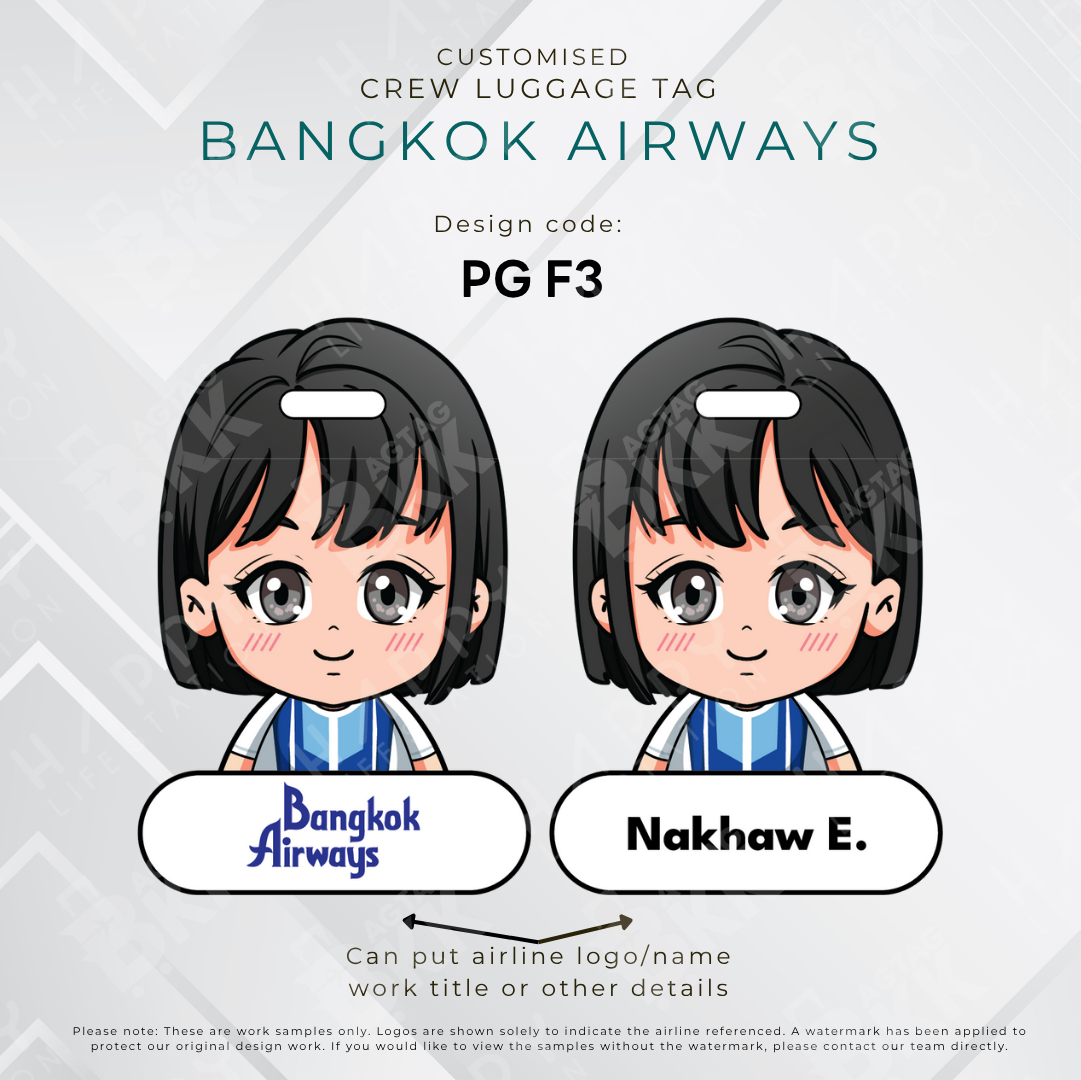 Bangkok Airways Crew - Anime Version