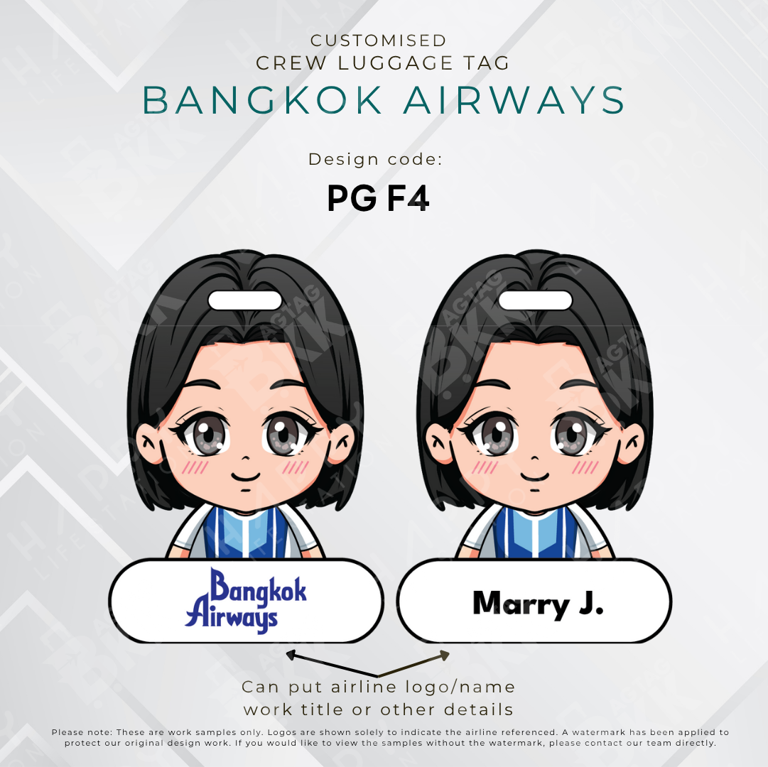 Bangkok Airways Crew - Anime Version
