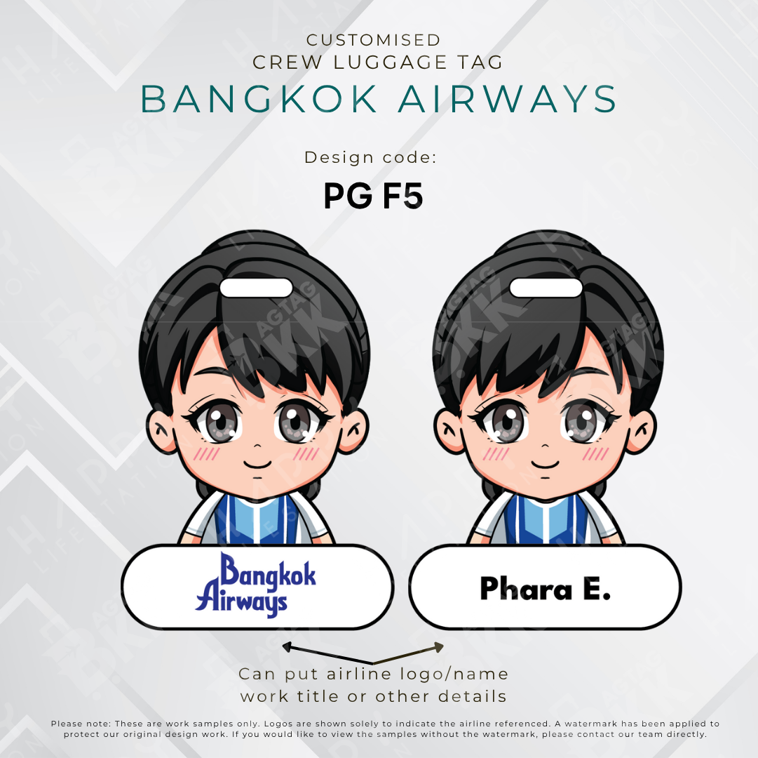 Bangkok Airways Crew - Anime Version