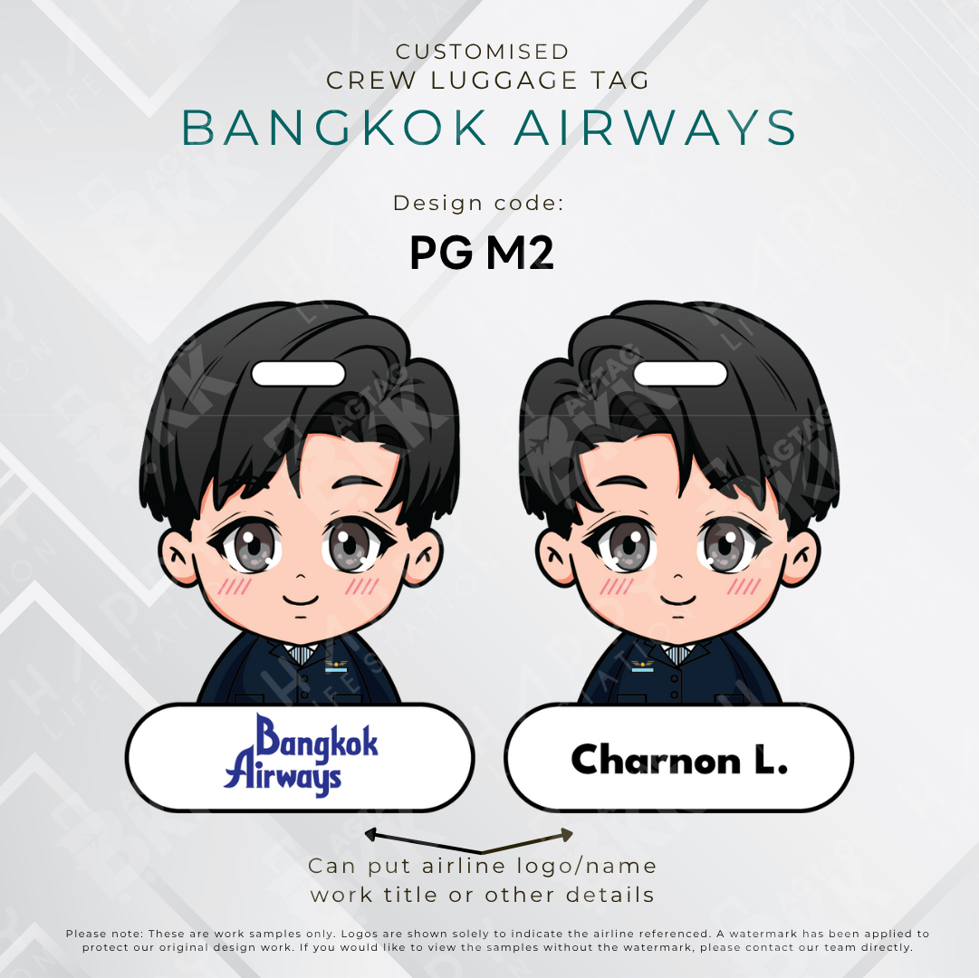 Bangkok Airways Crew - Anime Version